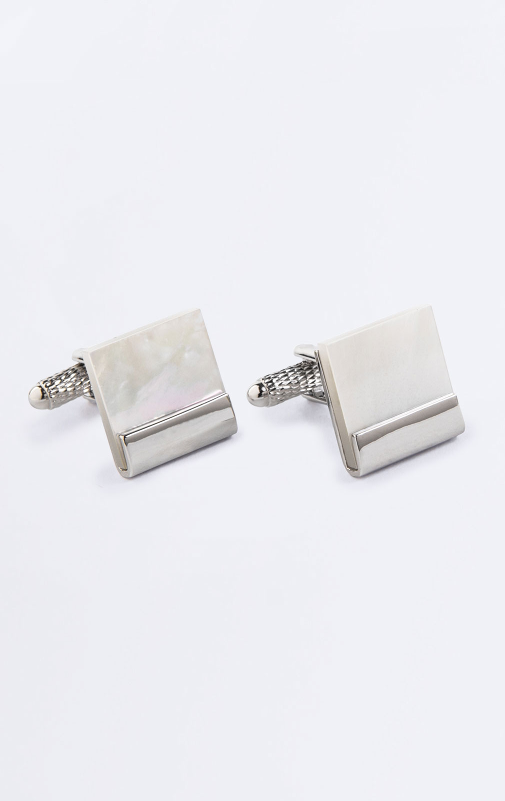 Mother of Pearl Square Cufflinks from Dobell