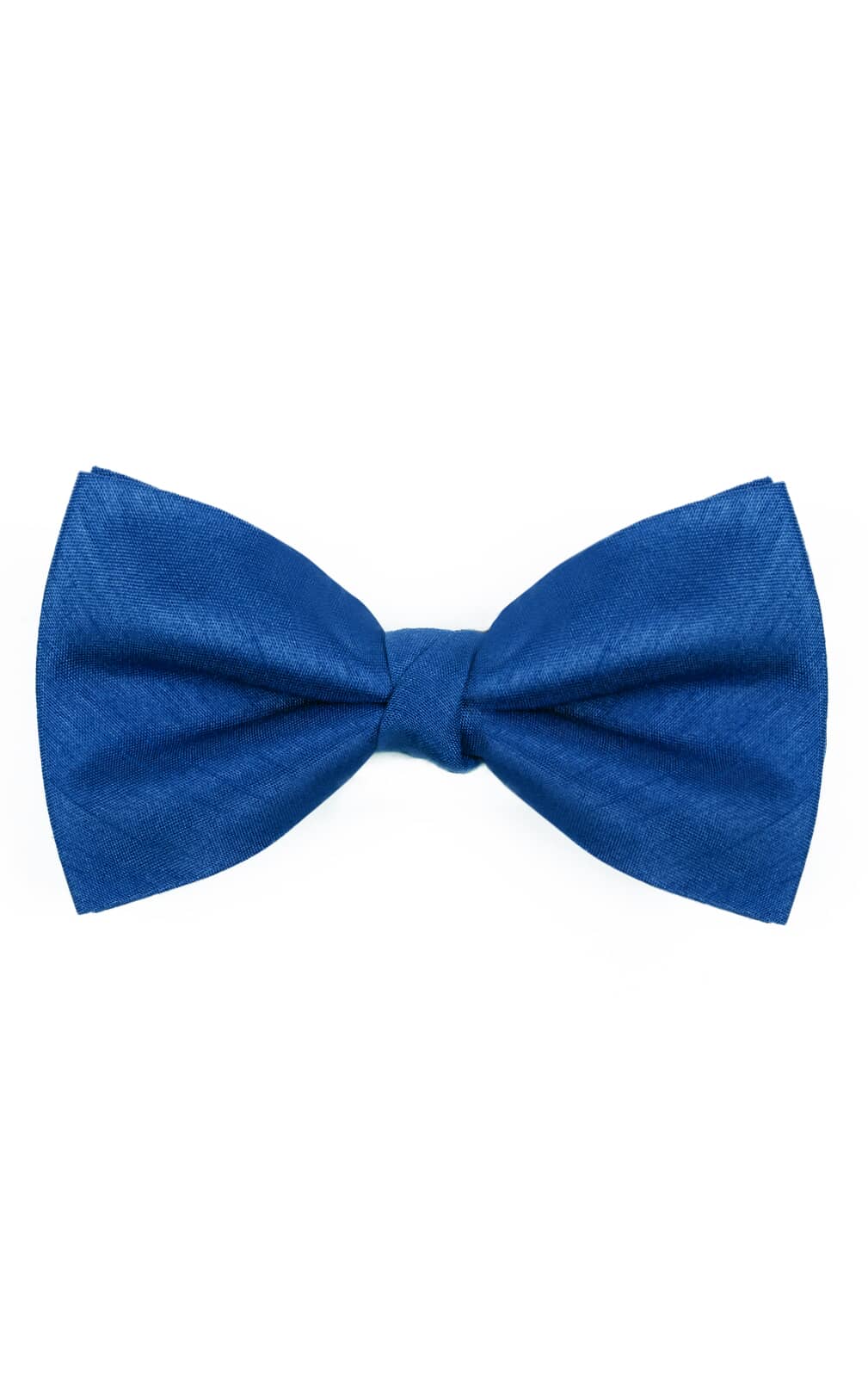 Royal Blue Dupion Bow Tie at Dobell