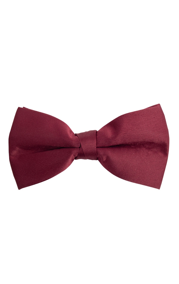 Burgundy Bow Tie (Pre-Tied & Self-Tie) at Dobell