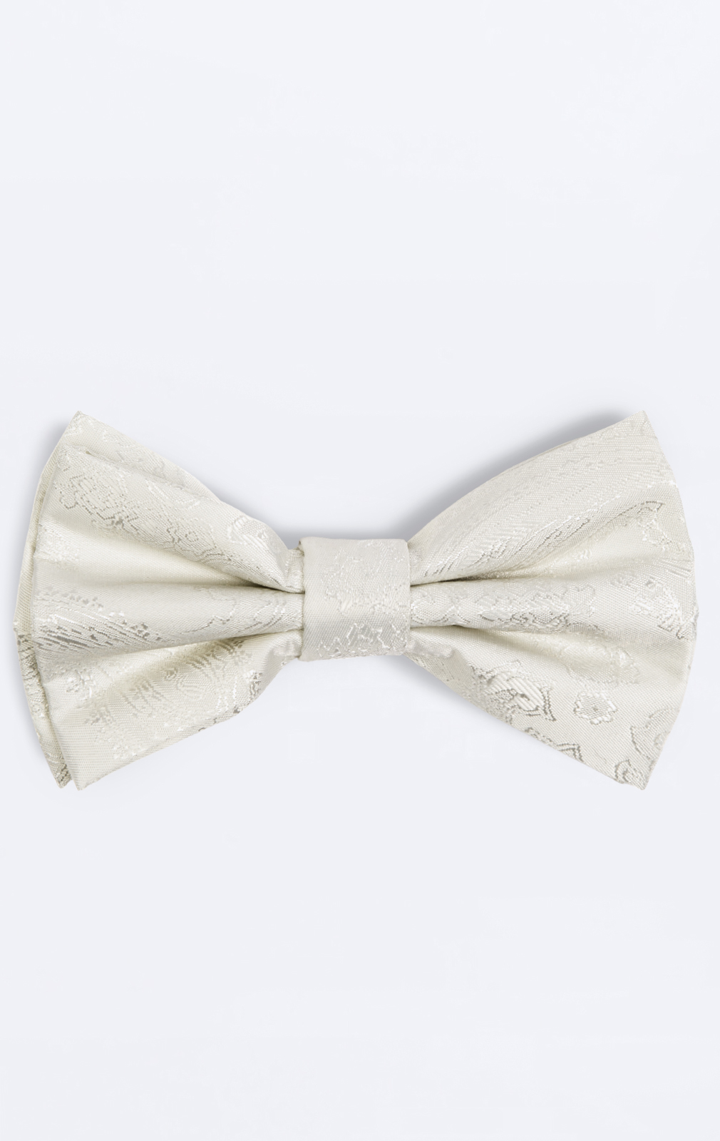 Dobell Ivory Paisley Bow Tie from Dobell