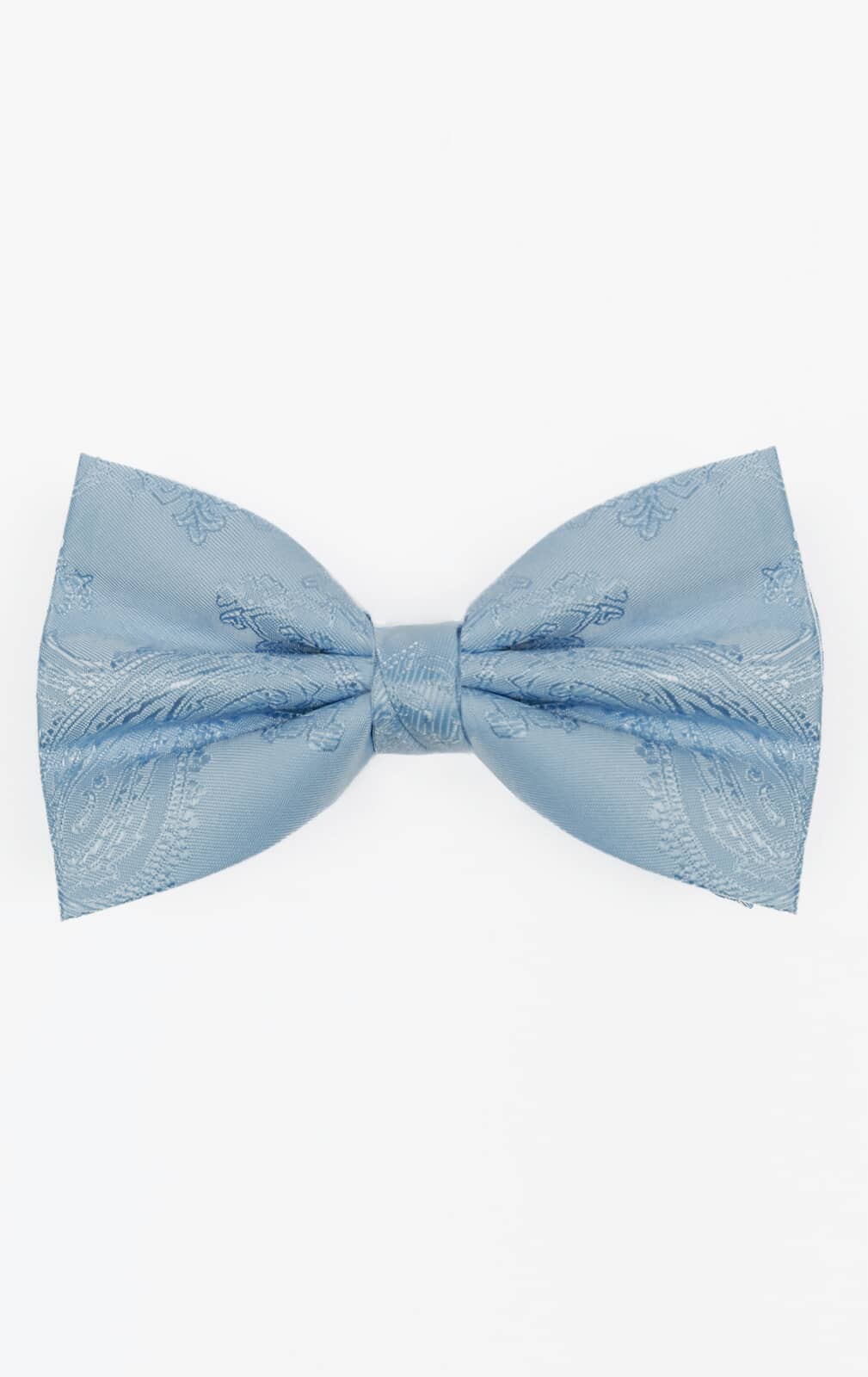 Light Blue Paisley Bow Tie from Dobell