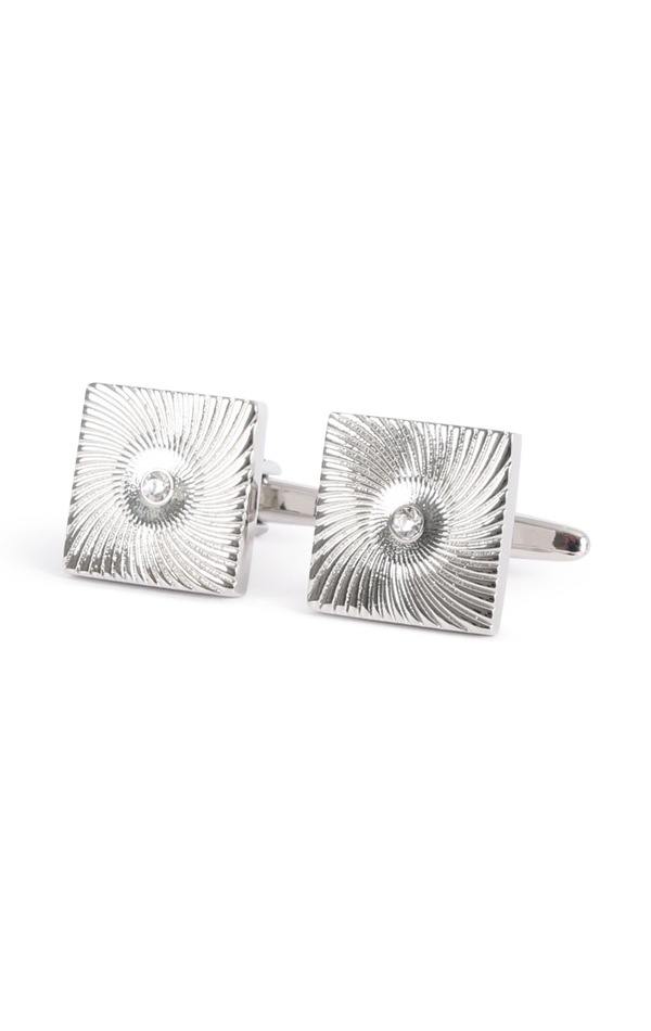 Crystal Centred Sunray Cufflinks from Dobell