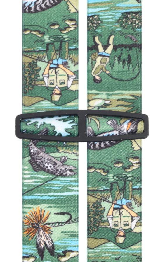 Fly Fishing Scene Braces Dobell