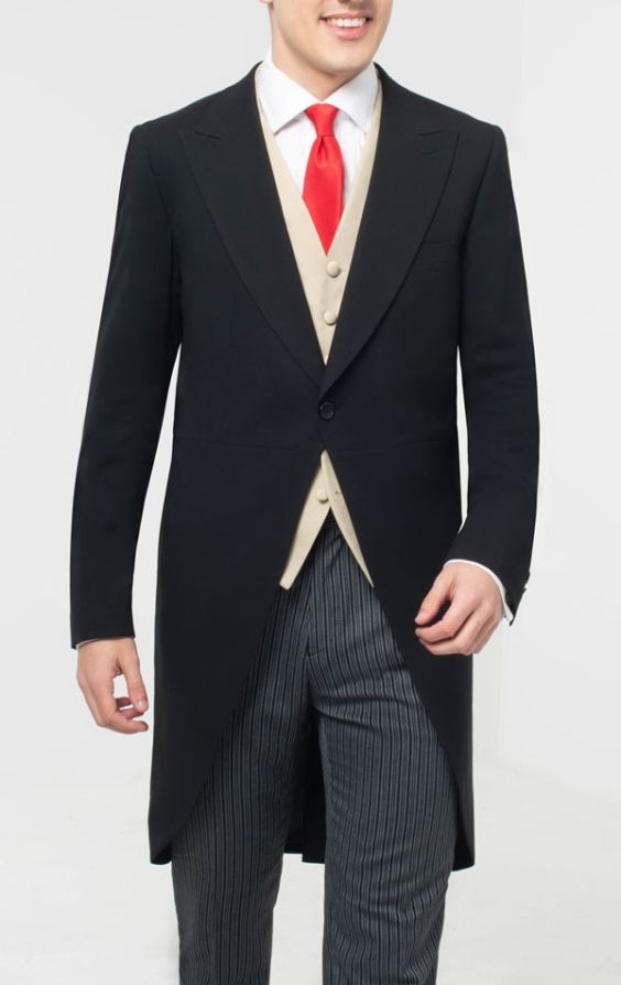Morning Suit Waistcoat Dress Shirt Tie Dobell