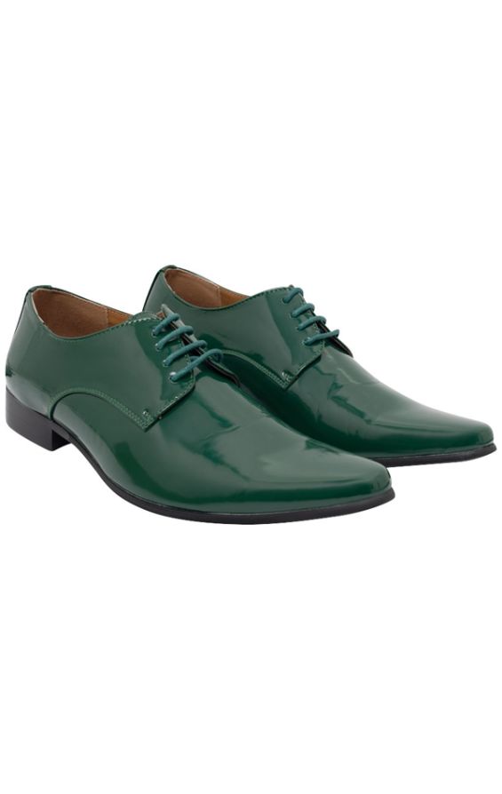 Dark green sales dress shoes
