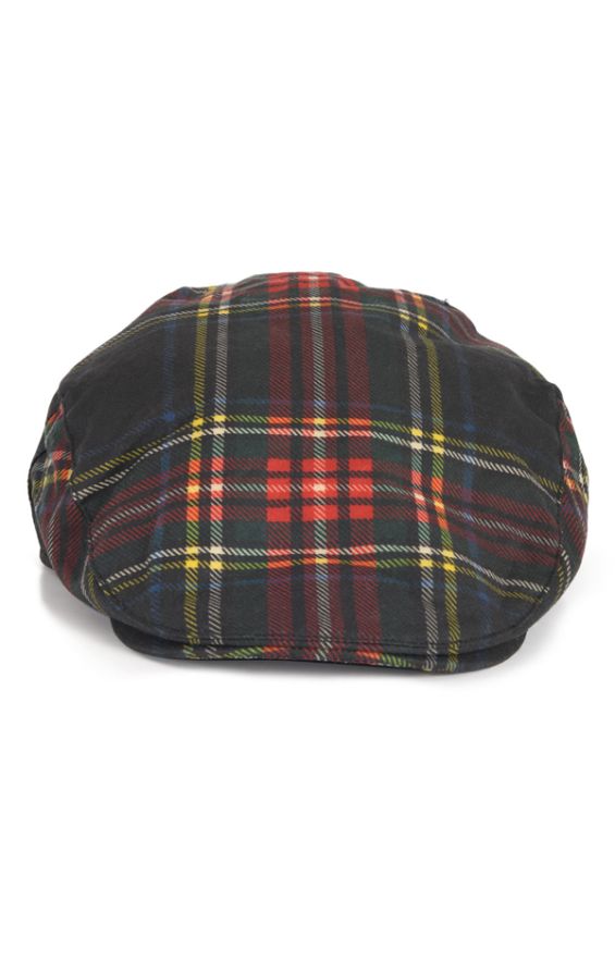Tartan sales newsboy cap