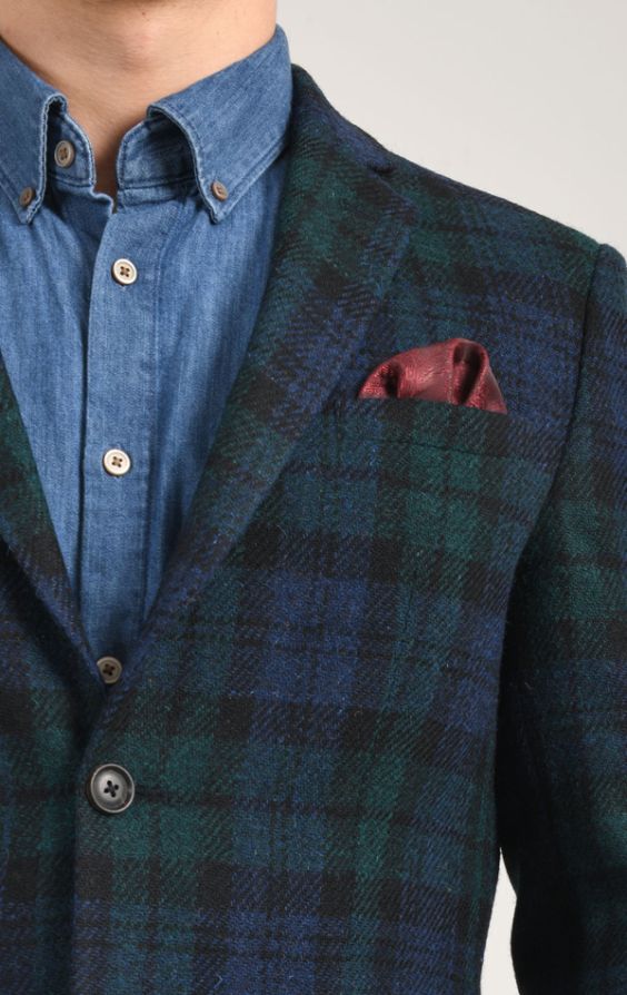 Tweed plaid jacket sale