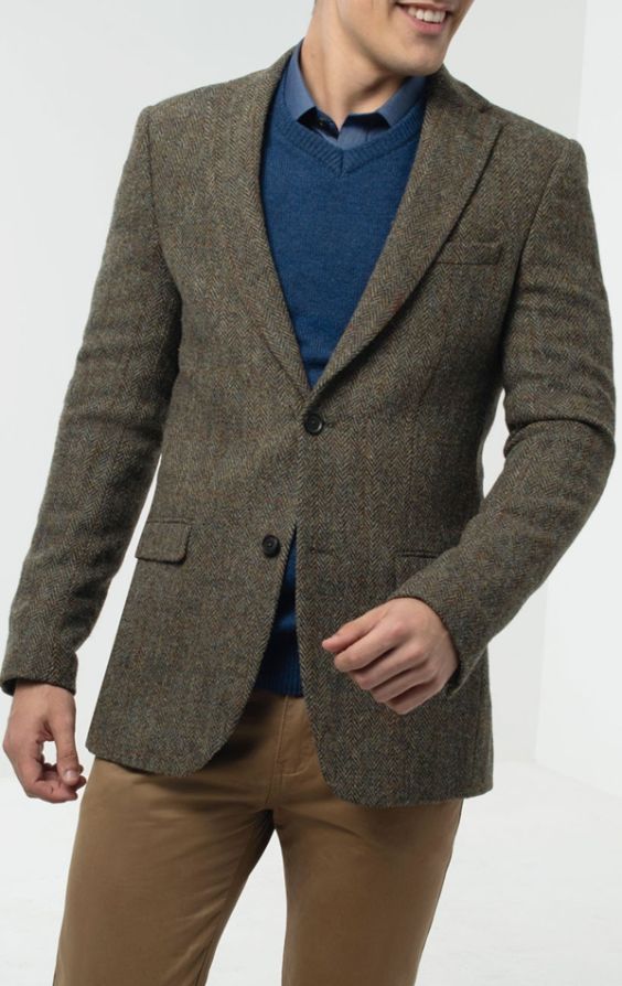 Tweed veste top