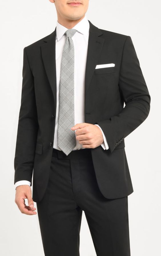 Formal shop black suit