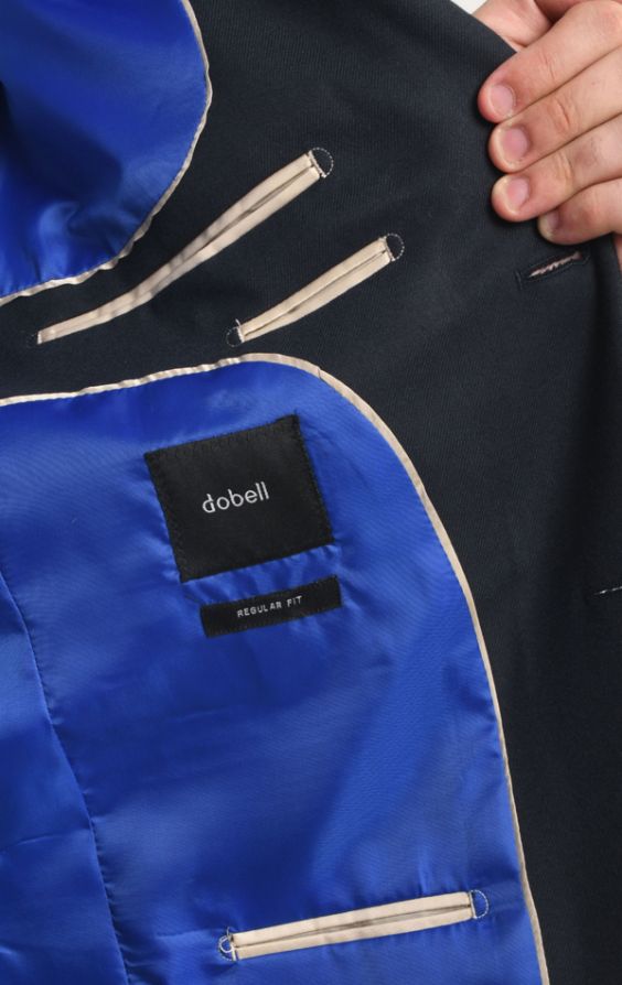 Dobell Navy Twill Suit Jacket | Dobell