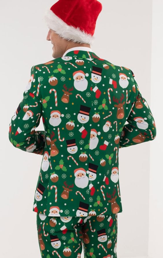 Christmas suit green shop