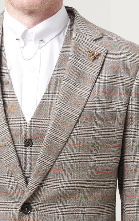 Mens prince of discount wales check blazer