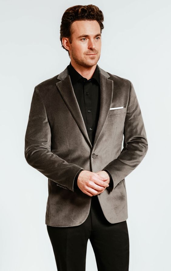 Tan on sale velvet jacket