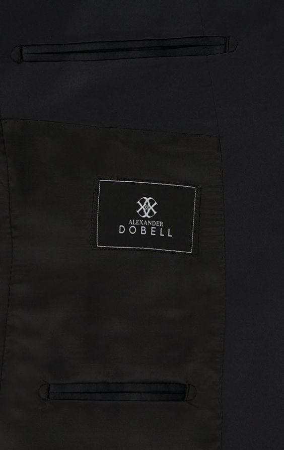 Alexander Dobell Twilight Blue Shawl Lapel Slim Fit Tuxedo Jacket Dobell