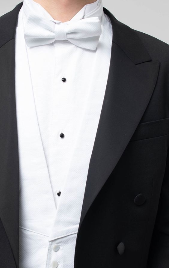 white tie shirt