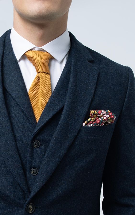Blue donegal tweed suit Clearance