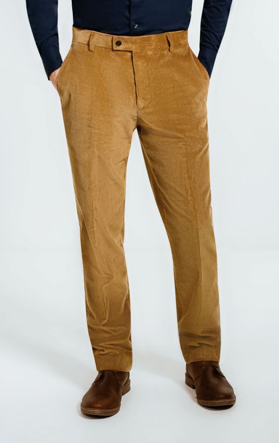 Dobell Brown Corduroy Trousers Dobell