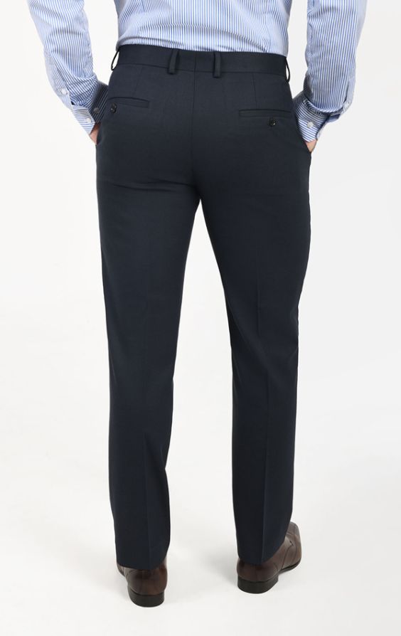 Navy sales evening trousers