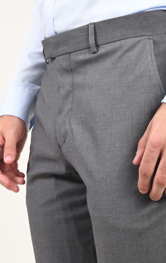 Cheap grey trousers sale