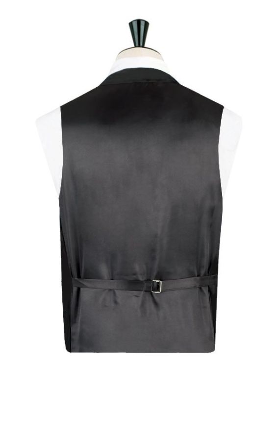 Dobell Black Velvet Low Cut Waistcoat | Dobell