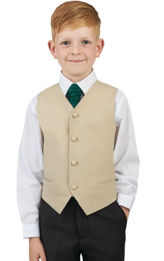 Boys on sale gold waistcoat