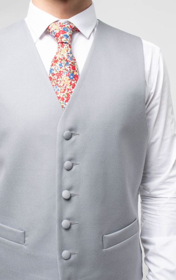 Dove grey hotsell double breasted waistcoat