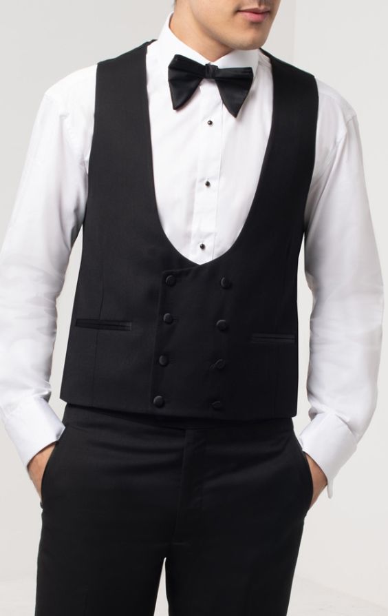 Double breasted tuxedo best sale vest
