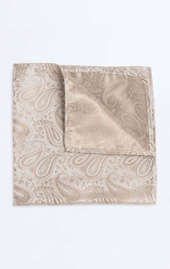 Champagne Paisley Handkerchief Champagne Paisley Handkerchief