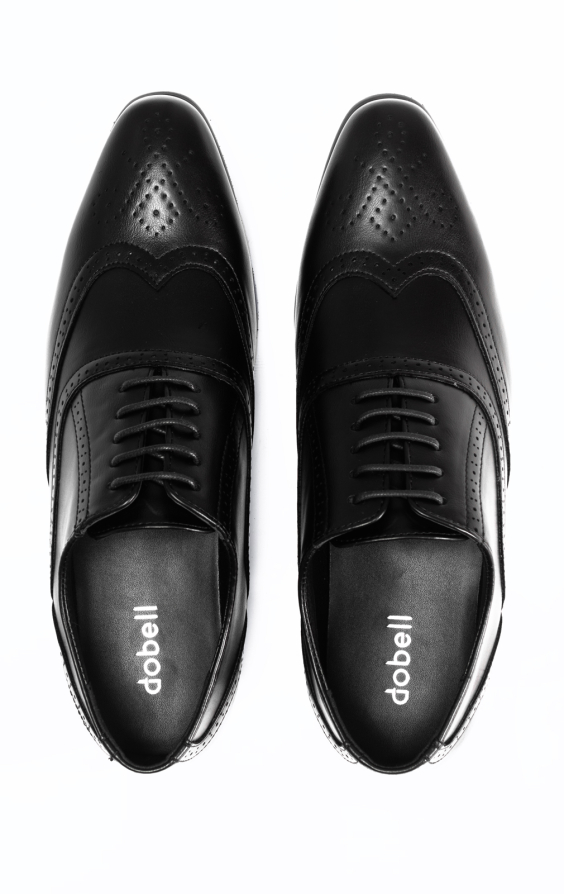 Black Oxford Brogue Shoes - photo 2