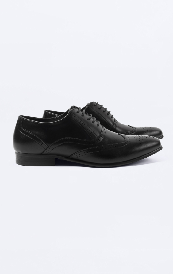 Black Oxford Brogue Shoes