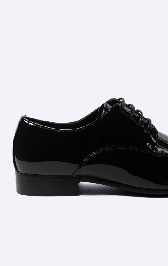 Black Patent Contemporary Dress Shoes - photo 4