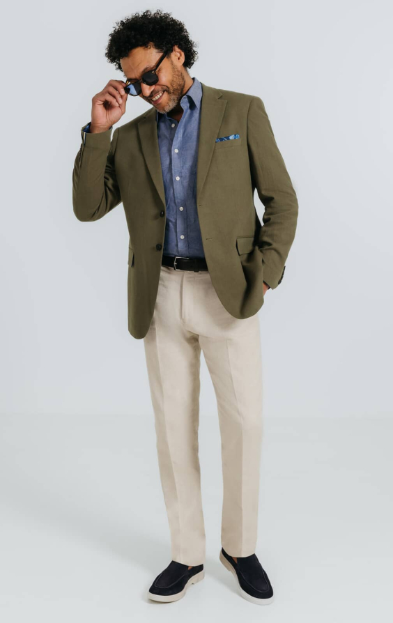 Blue Floral Print Shirt - photo 1