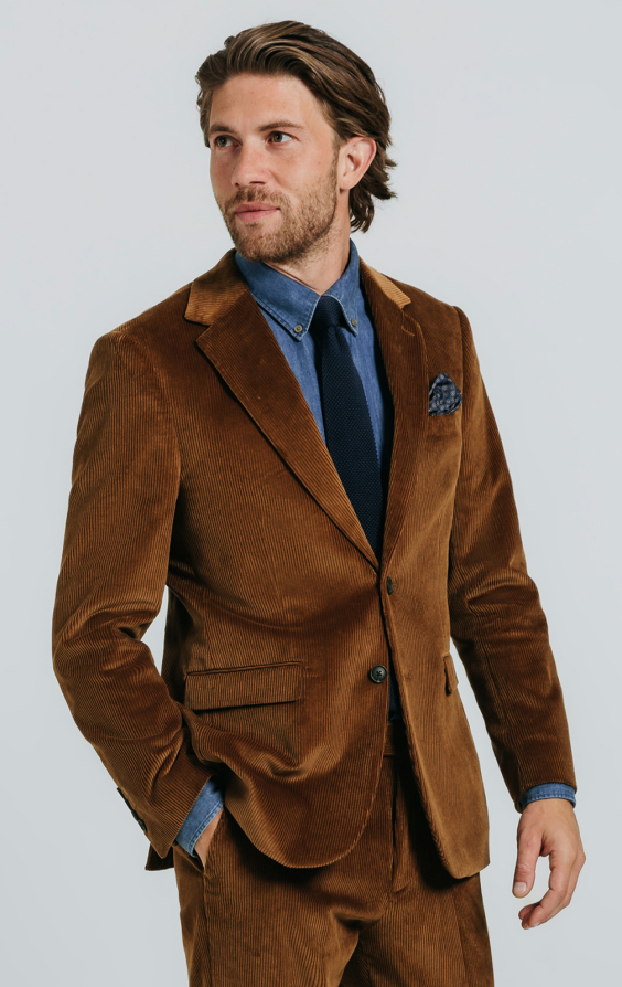 Mid Brown Corduroy Suit Mid Brown Corduroy Suit