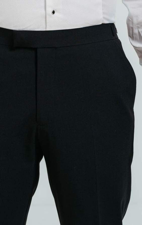 Navy Tuxedo Trousers with Satin Stripe - photo 1 Navy Tuxedo Trousers with Satin Stripe - photo 1
