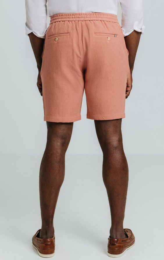 Coral Linen Twill Shorts - photo 3 Coral Linen Twill Shorts - photo 3