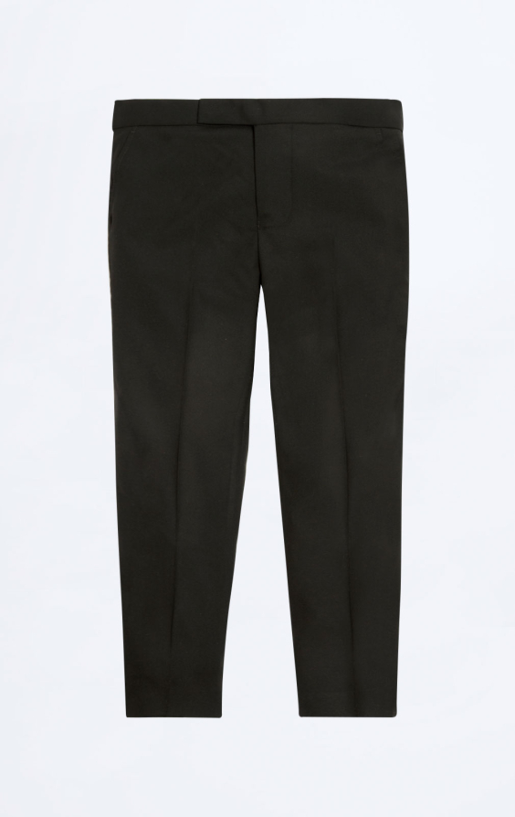 Boys Black Tuxedo Trousers with Satin Side Stripe - photo 1 Boys Black Tuxedo Trousers with Satin Side Stripe - photo 1
