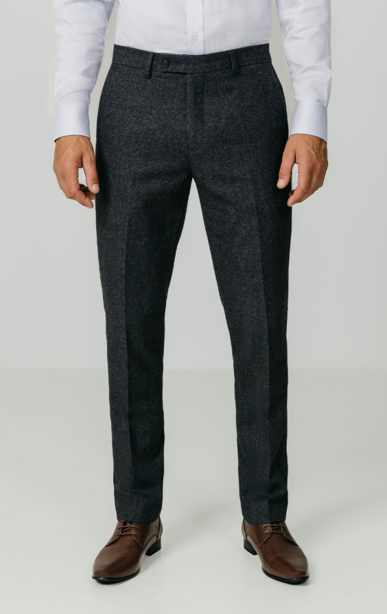 Grey Donegal Tweed Trousers Grey Donegal Tweed Trousers