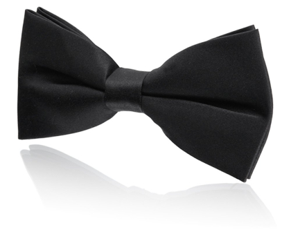 Boys Pre-Tied Black Bow Tie