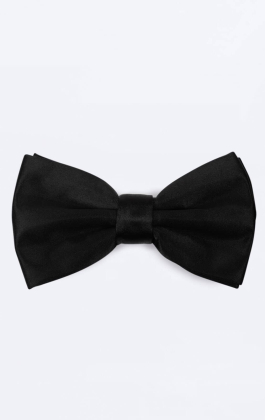 Black Bow Tie (Pre-Tied & Self-Tie)
