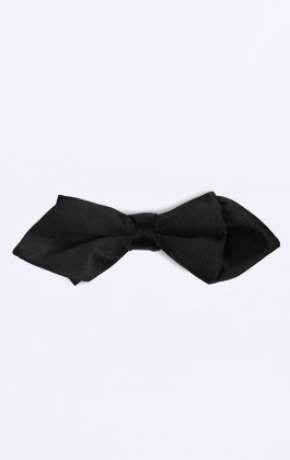 Black Wing Tip Skinny Bow Tie