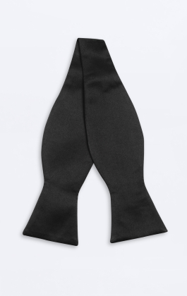 Self-Tie Black Bow Tie