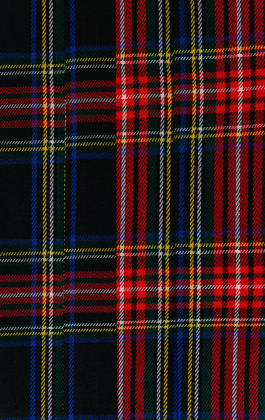 Navy Blue Tartan Cummerbund