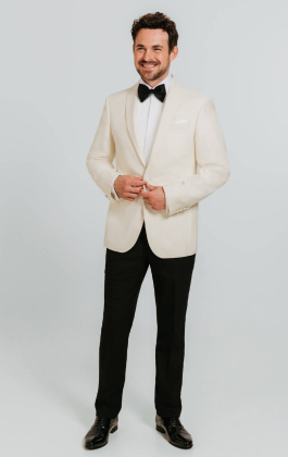 White Shawl Lapel Tuxedo