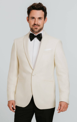 White Shawl Lapel Tuxedo