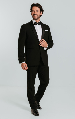 Black Tuxedo with Shawl Lapel