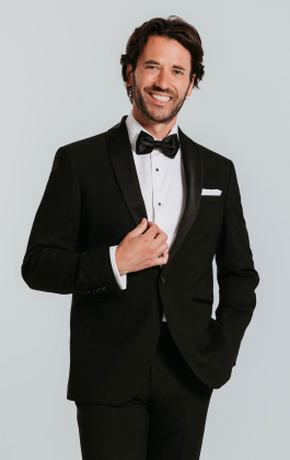 Black Tuxedo with Shawl Lapel