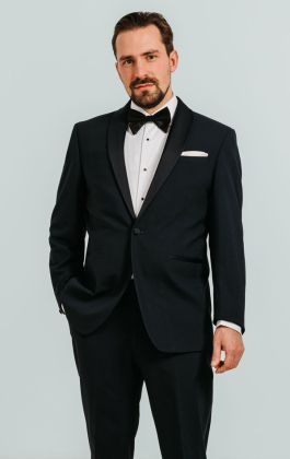 Navy Shawl Lapel Tuxedo