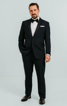 Navy Shawl Lapel Tuxedo