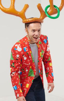 Christmas blazer best sale