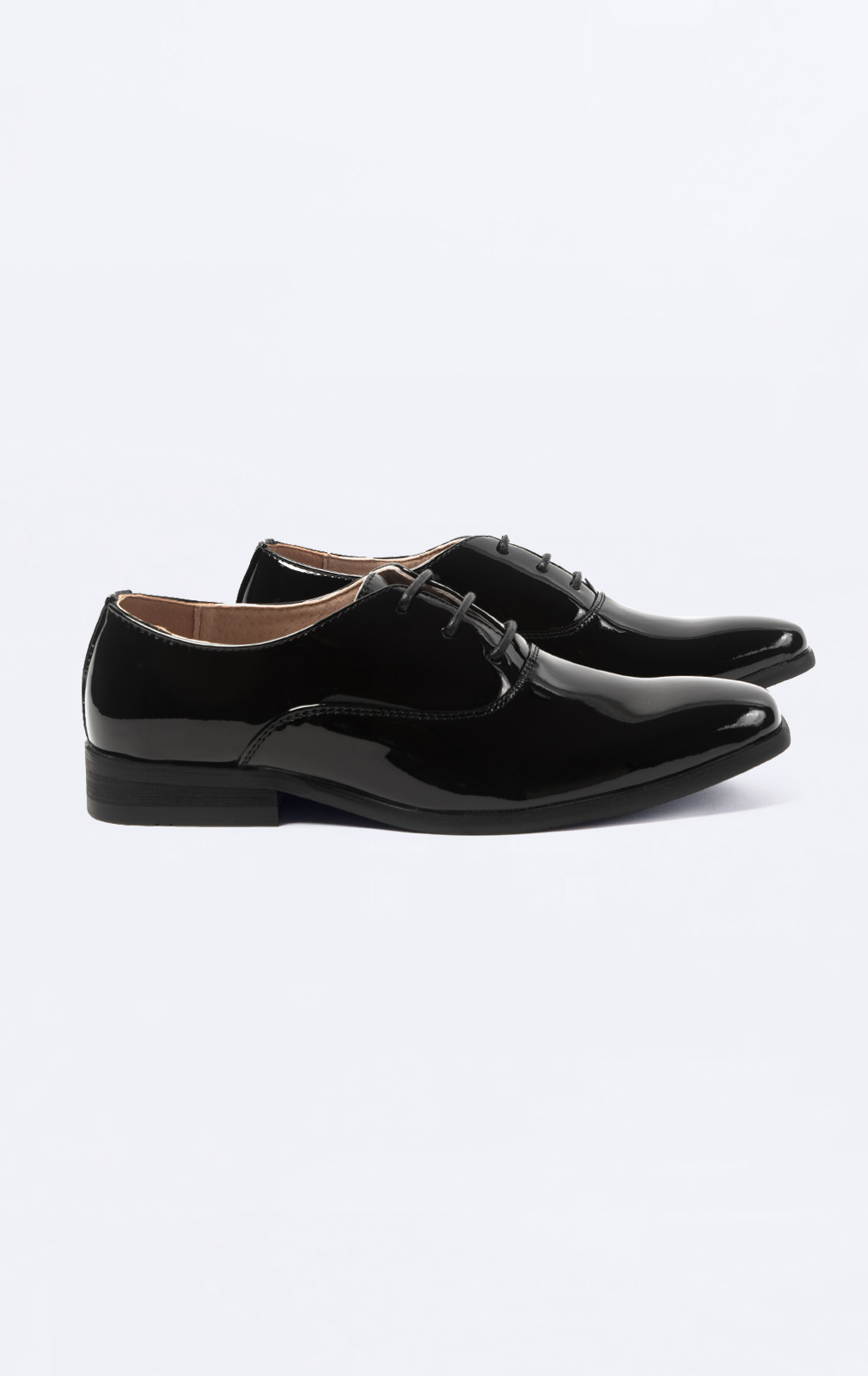 Boys Black Patent Classic Dress Shoes from Dobell